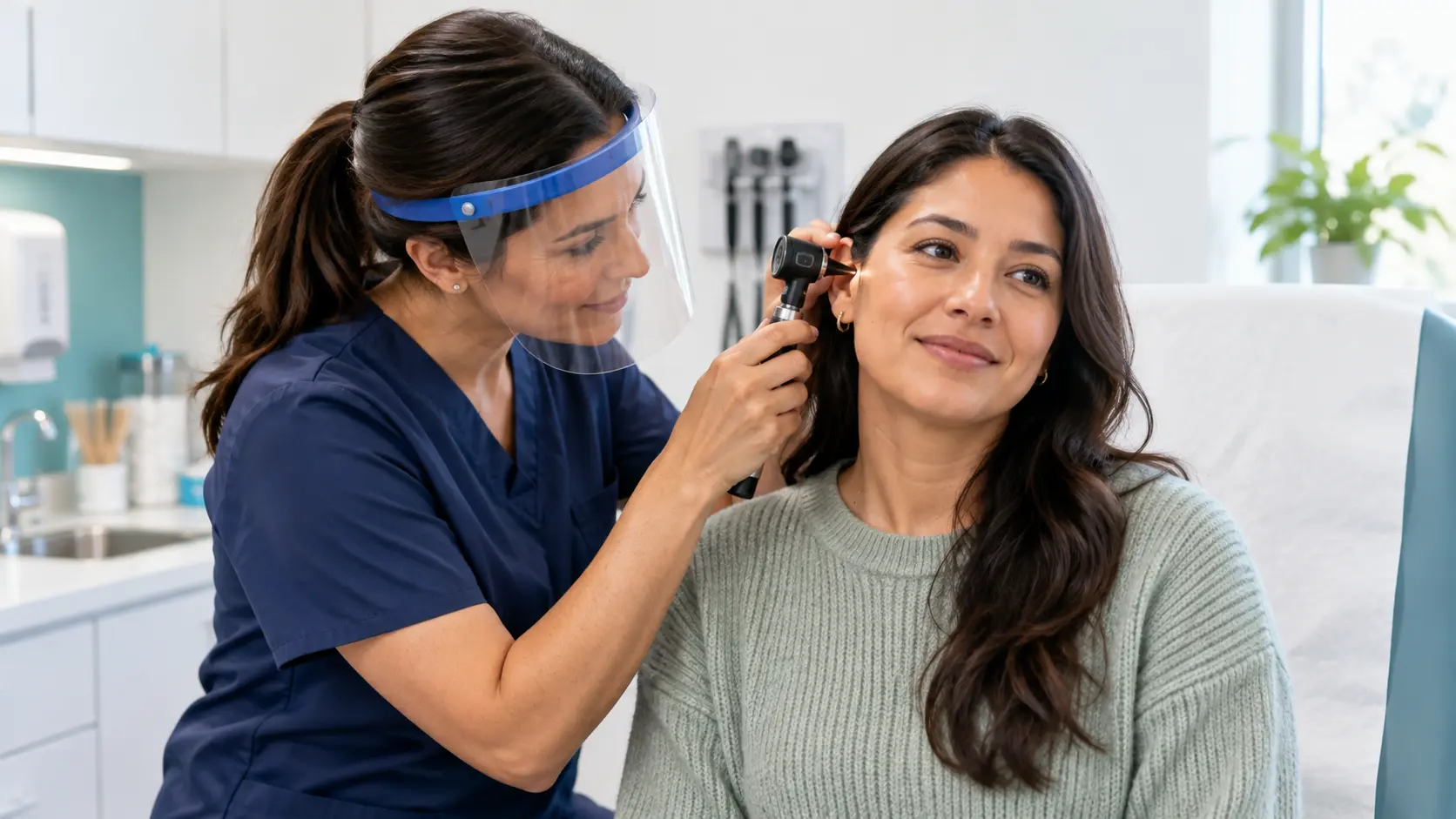 Examen médical en clinique